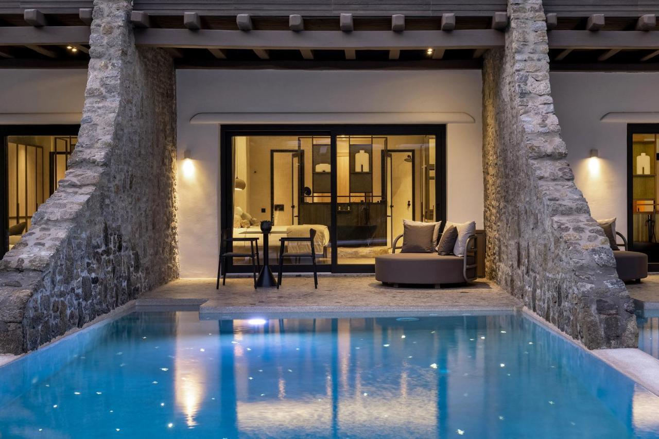 Aeonic Suites & Spa - Only Adults Ornos  Exteriér fotografie